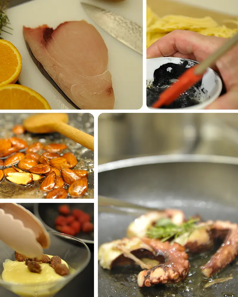 Alcuni scatti delle preparazioni